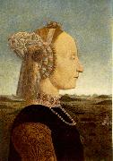 Portrait of Battista Sforza Piero della Francesca